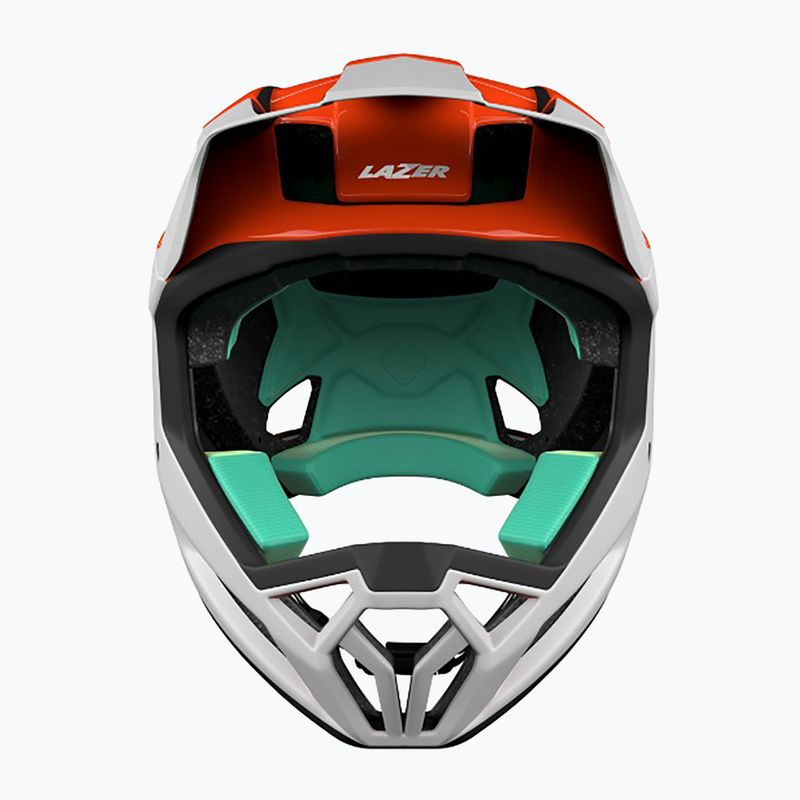 Casco da bicicletta Lazer Cage KinetiCore arancione 3