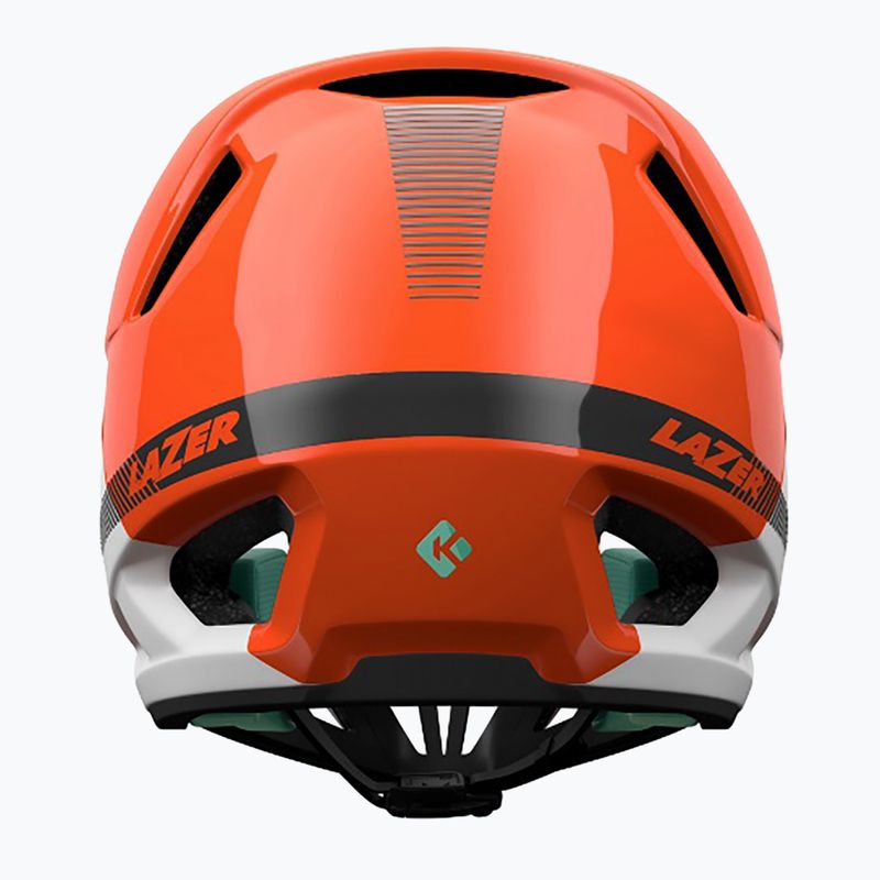 Casco da bicicletta Lazer Cage KinetiCore arancione 4