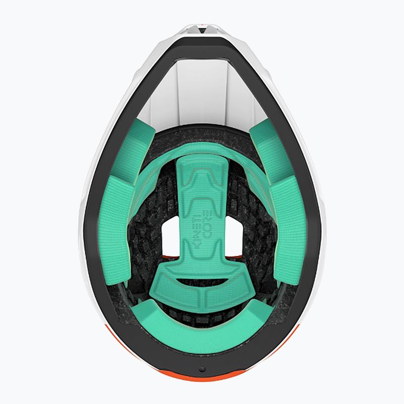 Casco da bicicletta Lazer Cage KinetiCore arancione 6