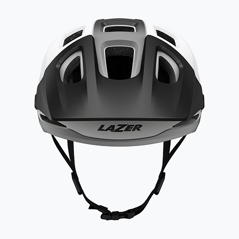 Casco da bicicletta Lazer Impala bianco/nero opaco 3