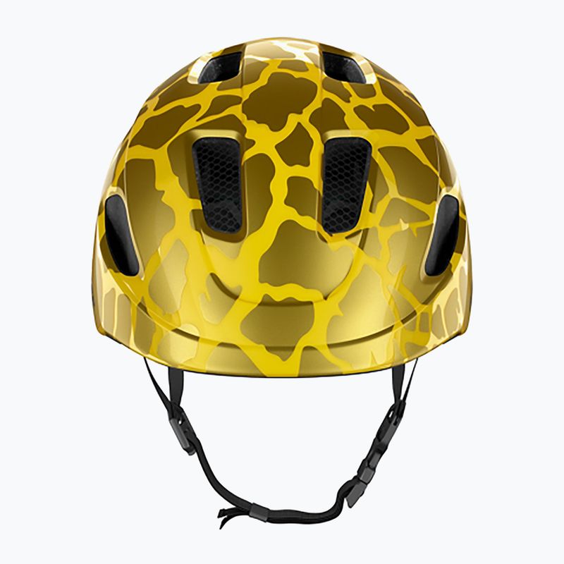 Casco da bicicletta per bambini Lazer Pnut KC giraffa dorata 3