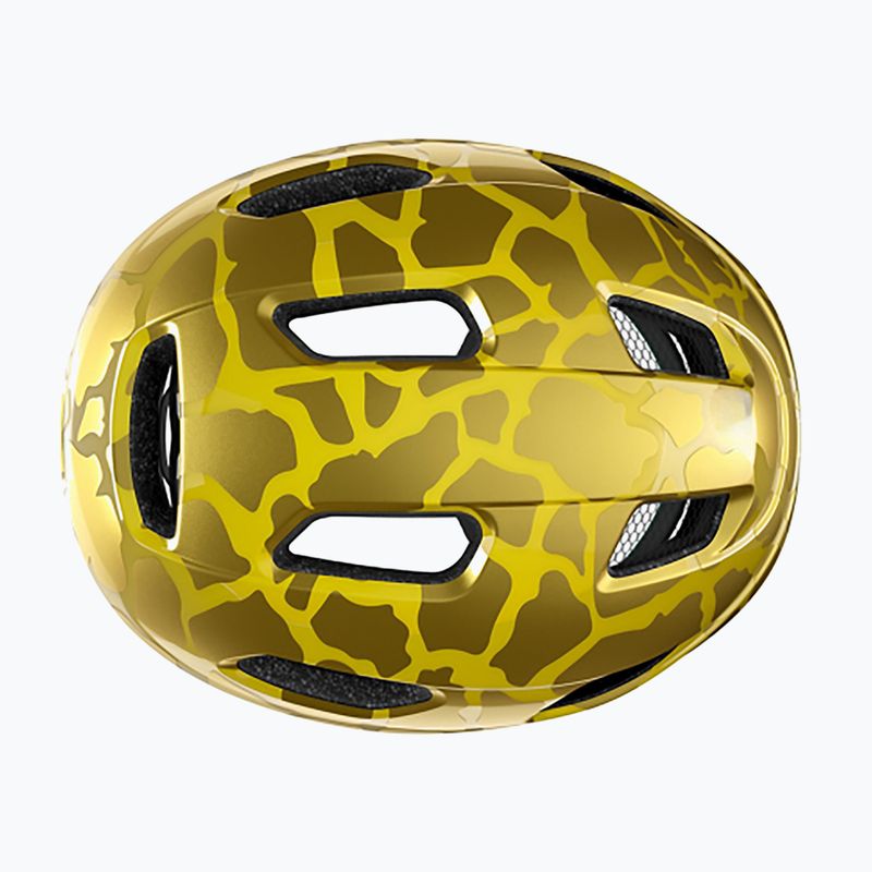 Casco da bicicletta per bambini Lazer Pnut KC giraffa dorata 5