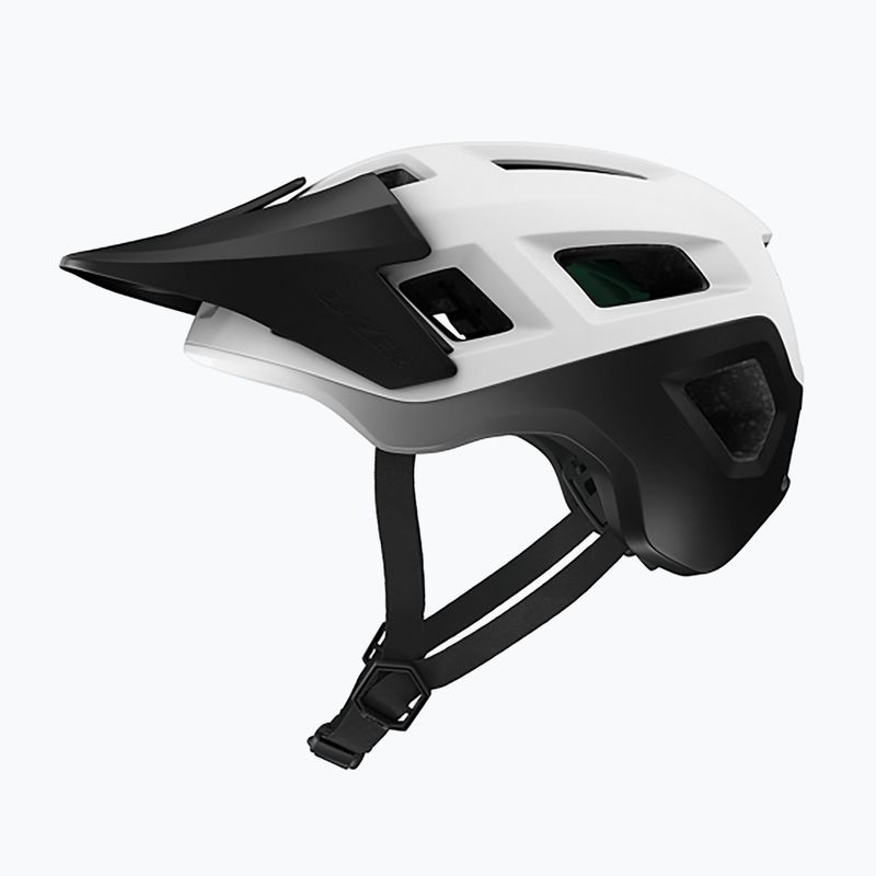 Casco da bicicletta Lazer Coyote KinetiCore bianco/nero opaco 2