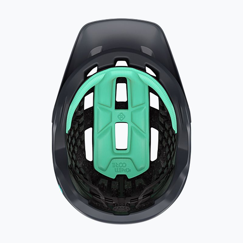 Casco da bicicletta Lazer Coyote KinetiCore opaco scuro/verde 6