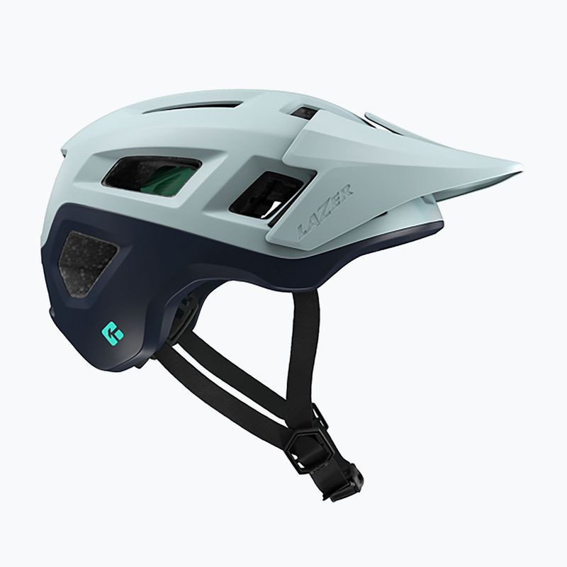 Casco da bicicletta Lazer Coyote KinetiCore opaco/azzurro