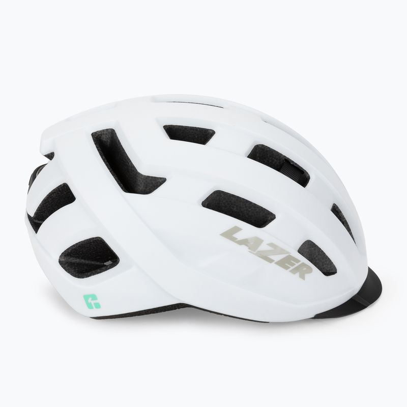 Casco da bicicletta Lazer Codax KC + rete bianco opaco 3