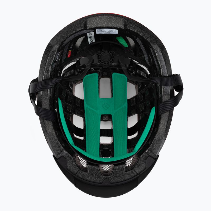 Casco da bicicletta Lazer Codax KC + net rosso/nero 5