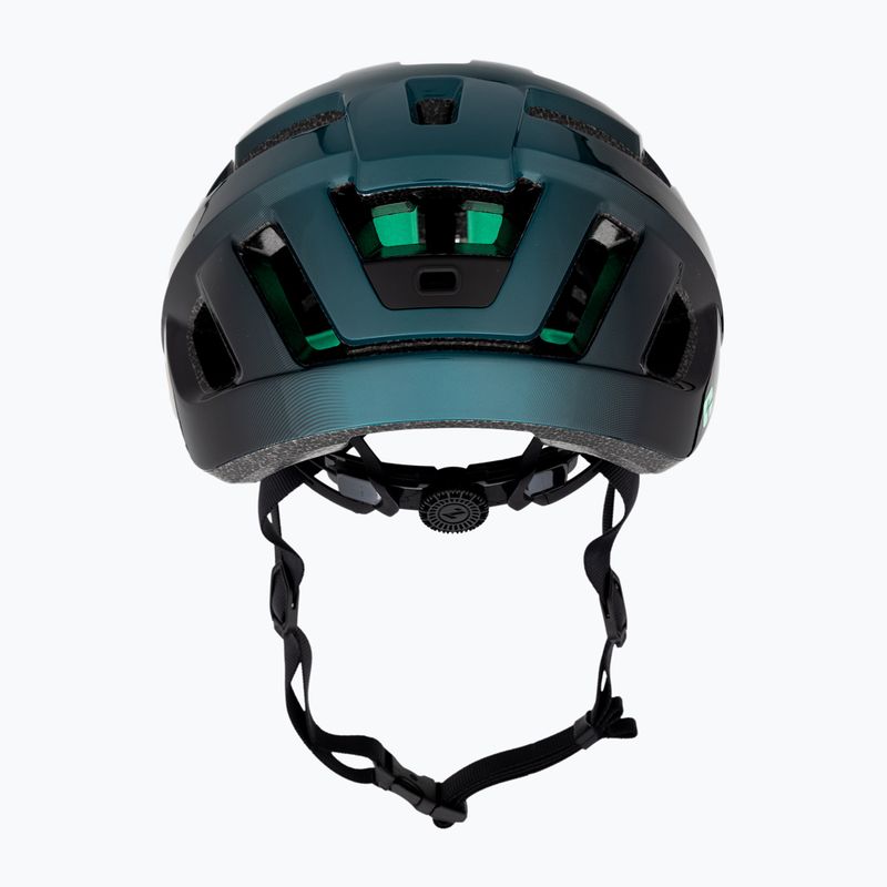 Casco da bicicletta Lazer Codax KinetiCore + net verde scuro/nero 3