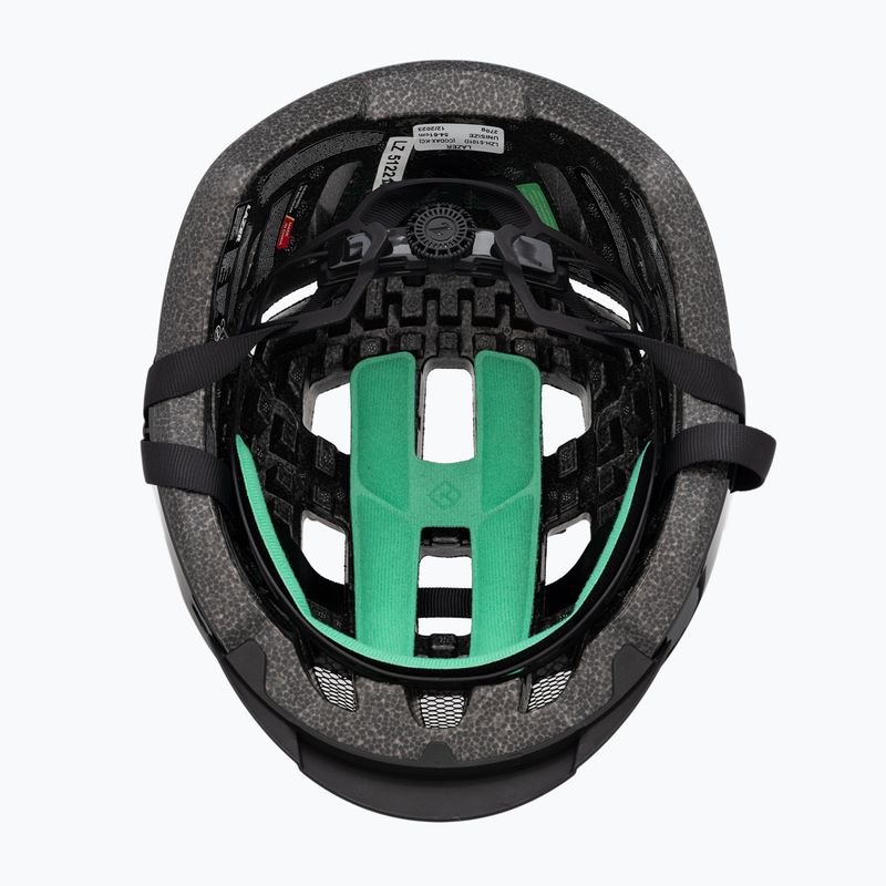 Casco da bicicletta Lazer Codax KinetiCore + net verde scuro/nero 5