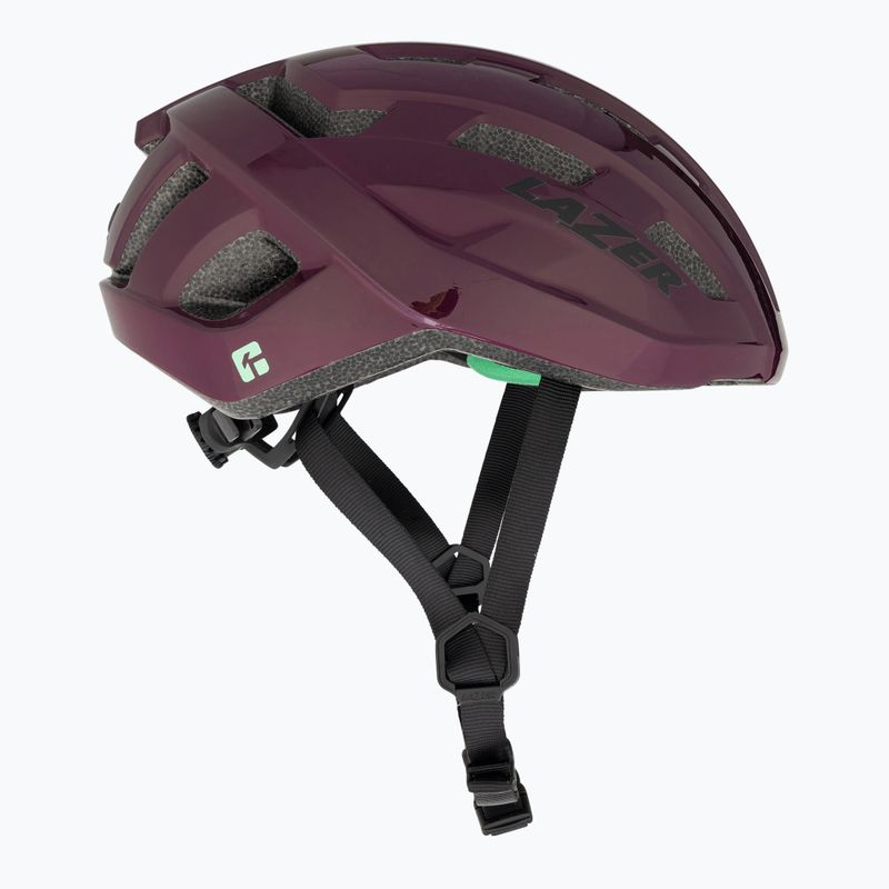 Casco da bicicletta Lazer Tempo KinetiCore cosmic berry 4