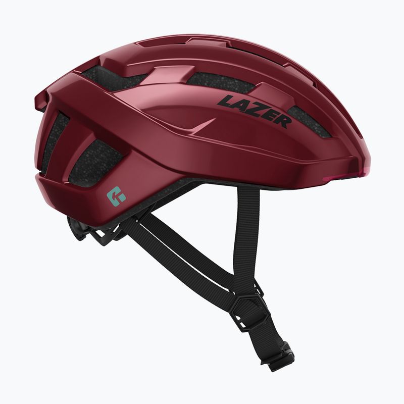 Casco da bicicletta Lazer Tempo KinetiCore cosmic berry 6