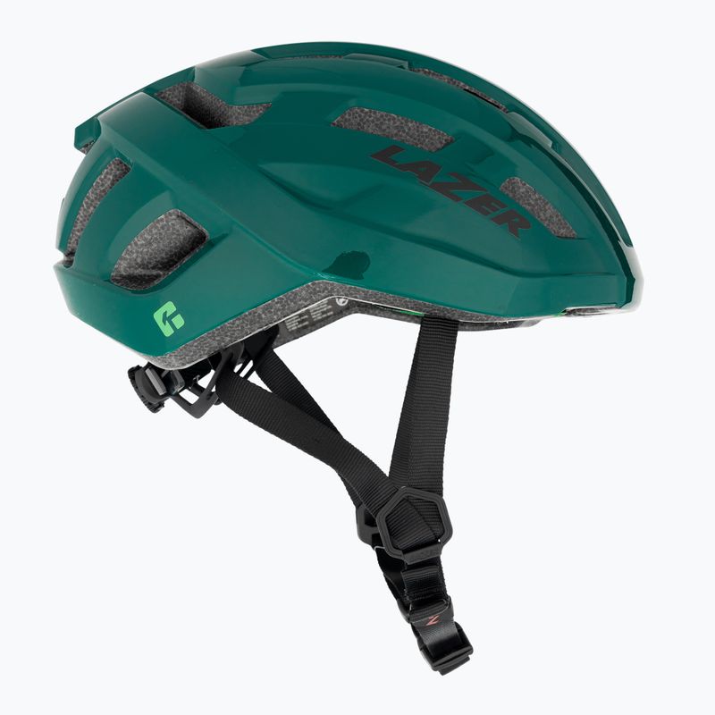 Casco da bicicletta Lazer Tempo KinetiCore verde scuro 4