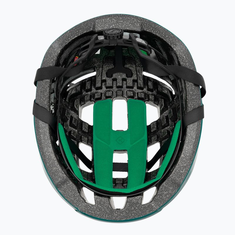 Casco da bicicletta Lazer Tempo KinetiCore verde scuro 5