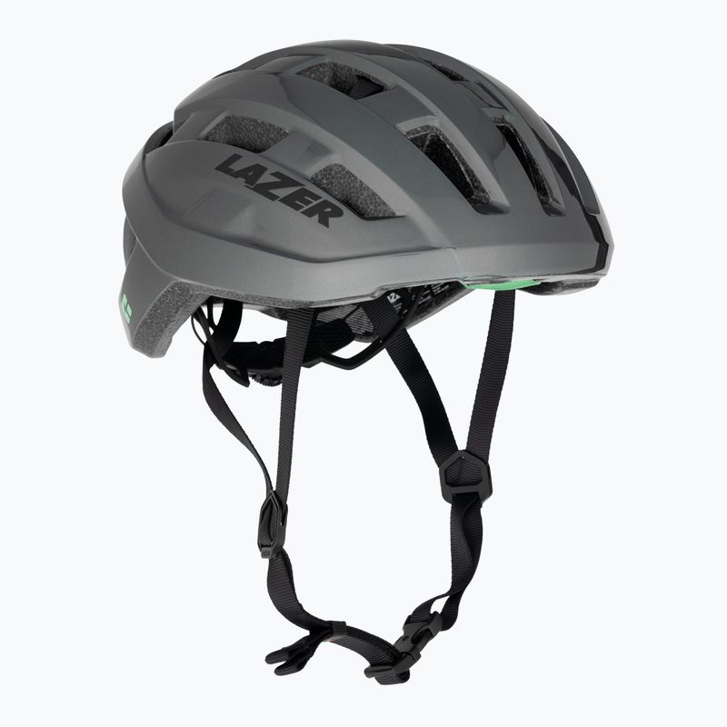 Casco da bicicletta Lazer Tempo KinetiCore titanium