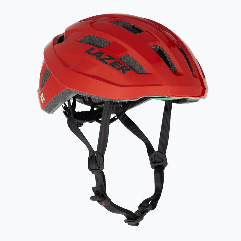 Casco da bicicletta Lazer Tempo KinetiCore rosso