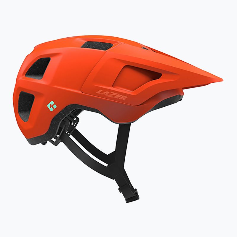 Casco da bicicletta Lazer Lupo KinetiCore flash arancione