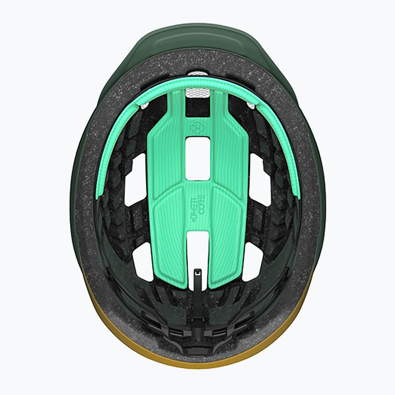 Casco da bici Lazer Cerro KinetiCore verde fumo 6