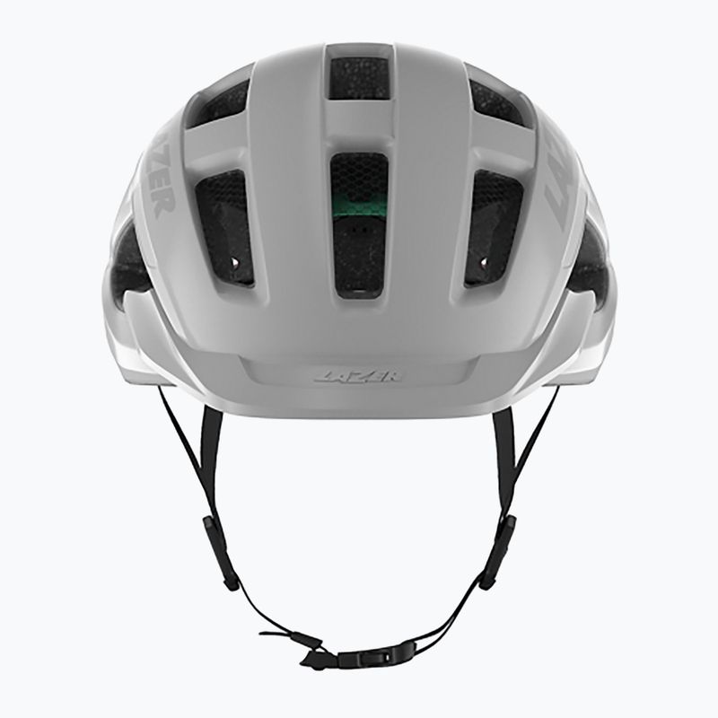 Casco da bicicletta Lazer Cerro KinetiCore bianco/arancio flash 3