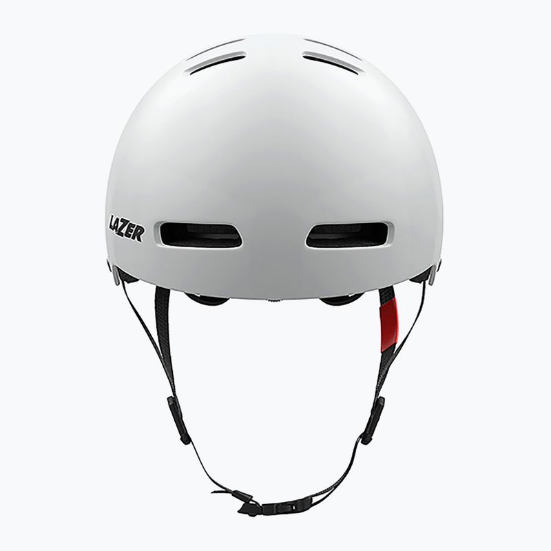 Casco da bicicletta Lazer One+ argento/arancio 3