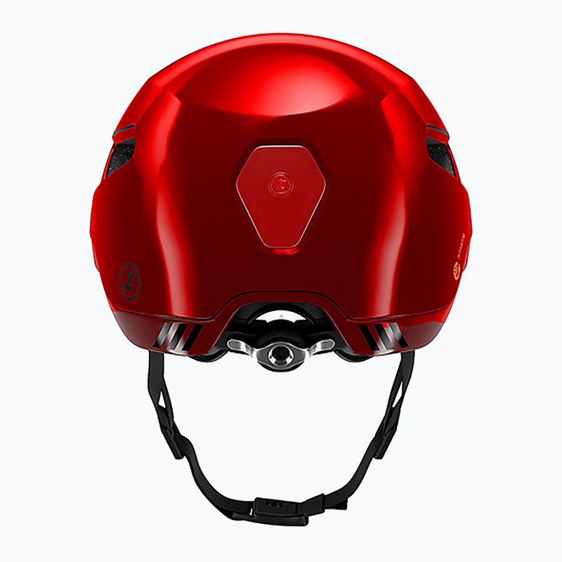 Casco da bici Lazer Urbanize NTA + Led rosso metallizzato 4