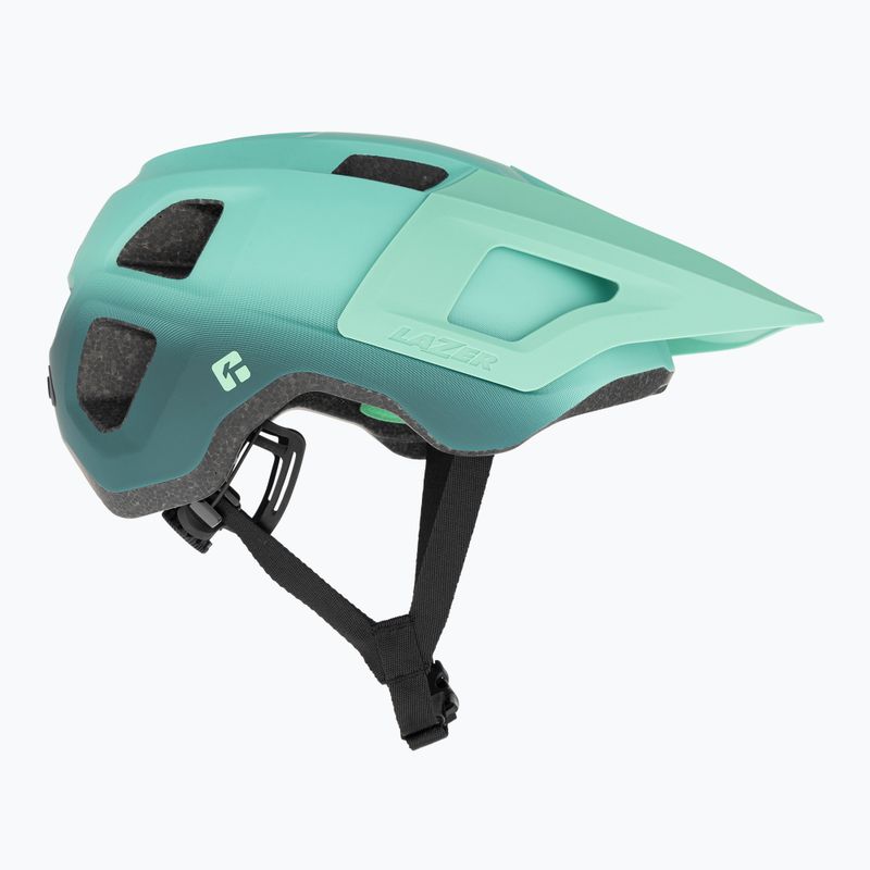 Casco da bicicletta per bambini Lazer Finch KinetiCore verde acqua opaco 4