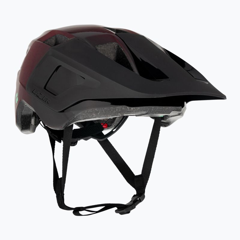 Casco da bicicletta per bambini Lazer Finch KinetiCore rosso metallizzato