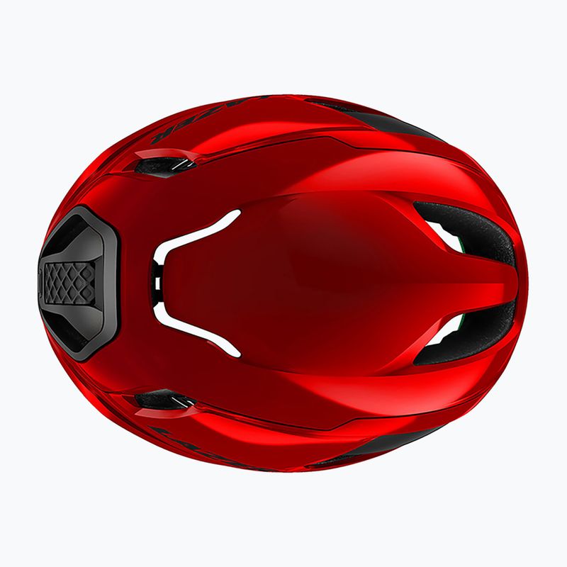 Casco da bicicletta Lazer Vento KinetiCore rosso metallizzato 10