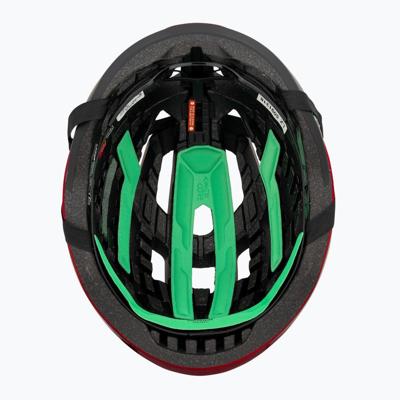 Casco da bicicletta Lazer Z1 KinetiCore rosso metallizzato 5