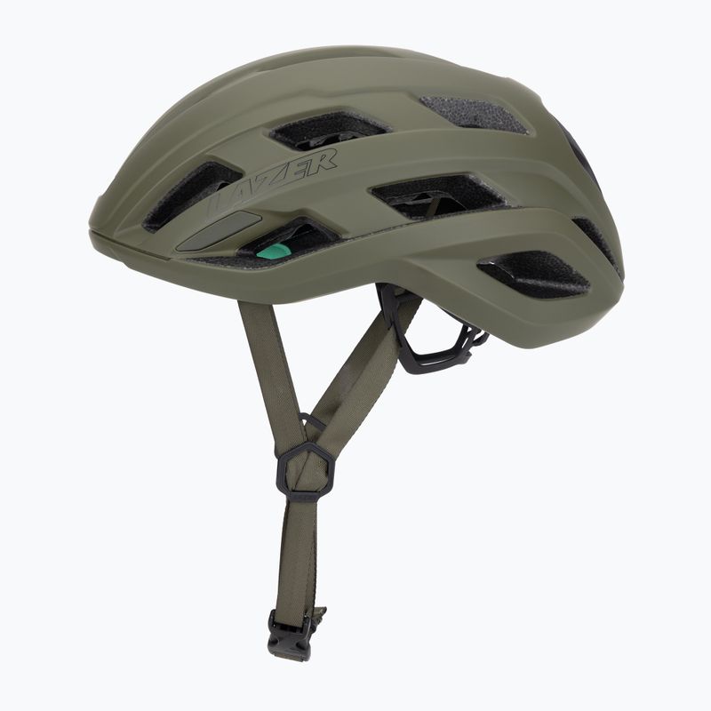 Casco da bicicletta Lazer Strada KinetiCore verde pino opaco 3