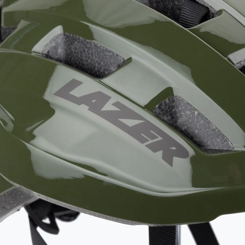 Casco da ciclismo Lazer Tempo KinetiCore pine green 7