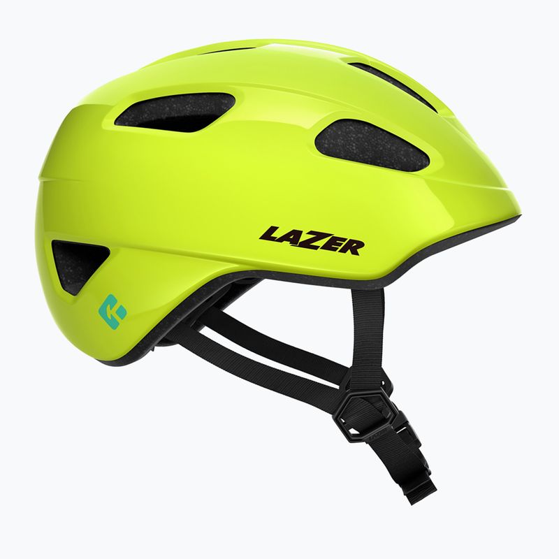 Casco da bici per bambini Lazer Nutz 2.0 KinetiCore flash giallo