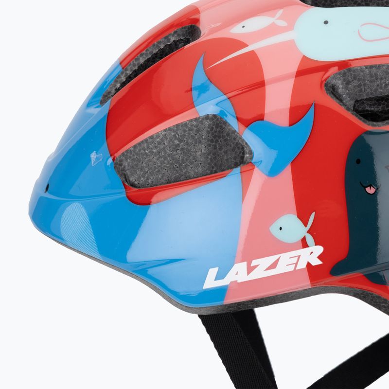 Casco da bici per bambini Lazer Pnut 2.0 KinetiCore ocean life 7