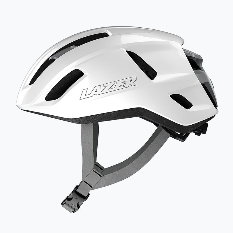 Casco da ciclismo Lazer Sphere KinetiCore white/silver 2