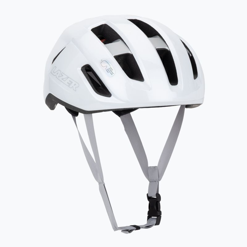 Casco da ciclismo Lazer Sphere KinetiCore white/silver