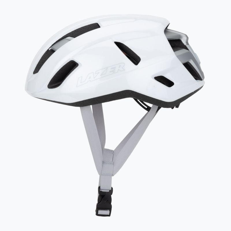 Casco da ciclismo Lazer Sphere KinetiCore white/silver 3