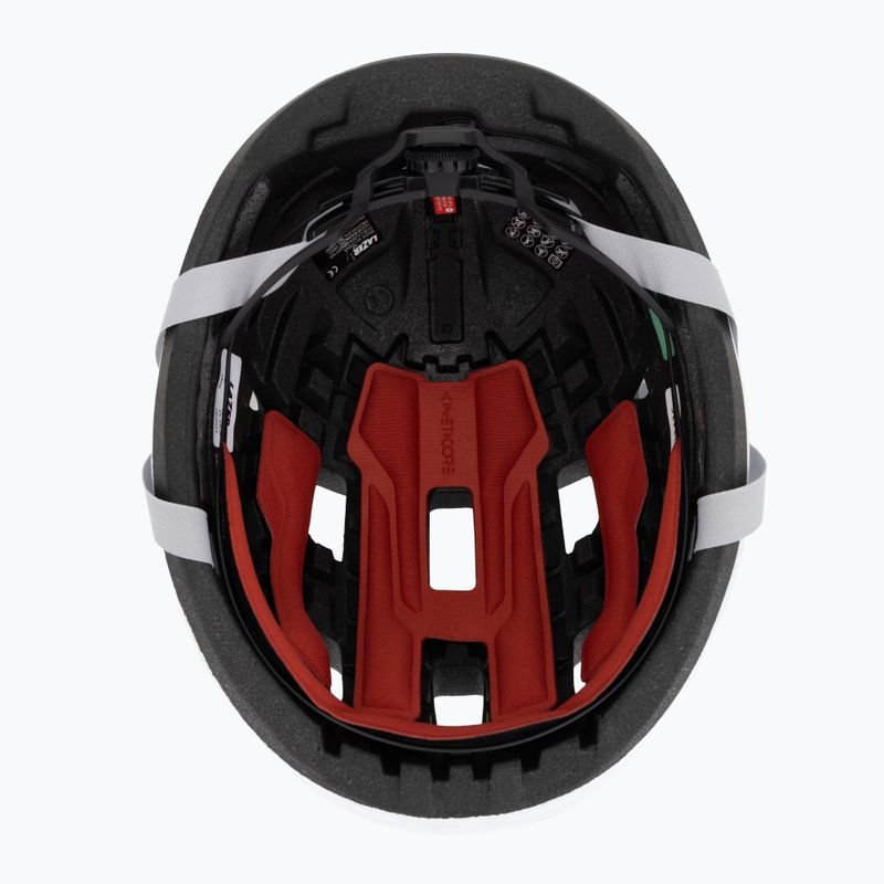Casco da ciclismo Lazer Sphere KinetiCore white/silver 5