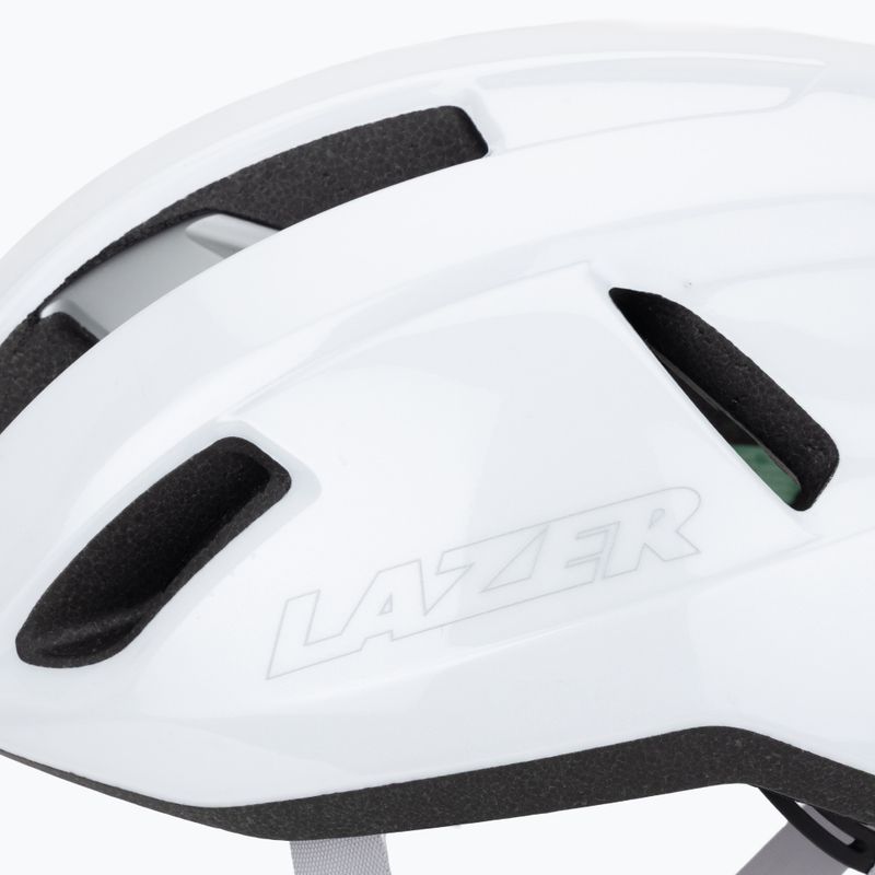 Casco da ciclismo Lazer Sphere KinetiCore white/silver 7