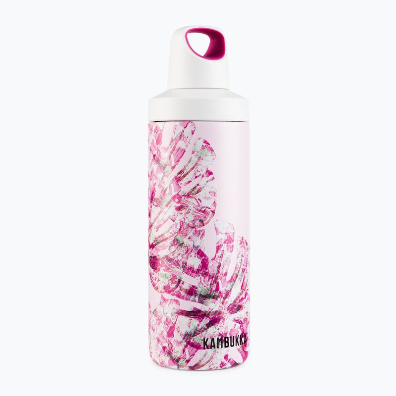 Kambukka Reno Bottiglia termica isolata da 500 ml di foglie di monstera