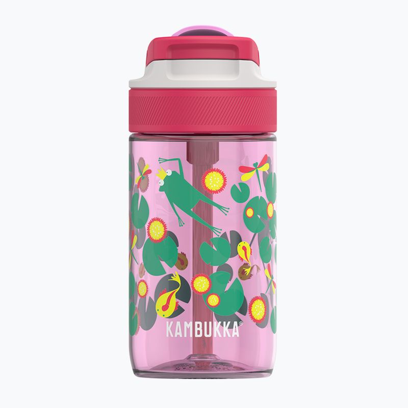 Bottiglia da viaggio per bambini Kambukka Lagoon 400 ml kiss a frog