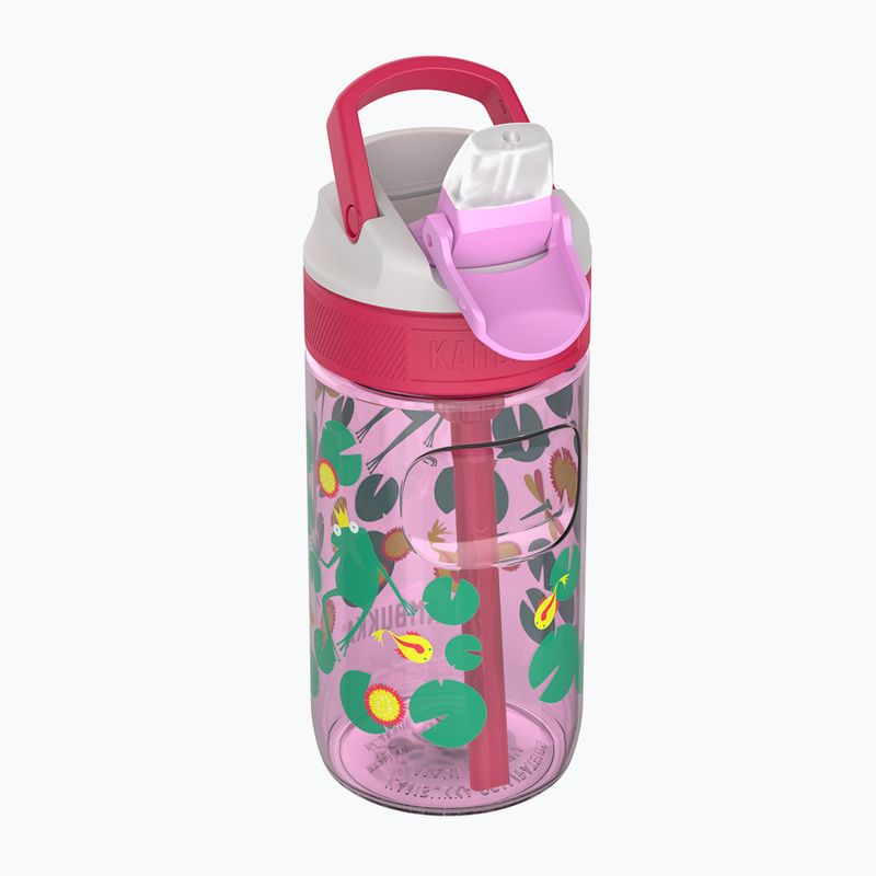 Bottiglia da viaggio per bambini Kambukka Lagoon 400 ml kiss a frog 3
