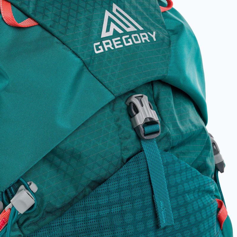 Zaino da trekking Gregory Icarus 40 l verde capri per bambini 3