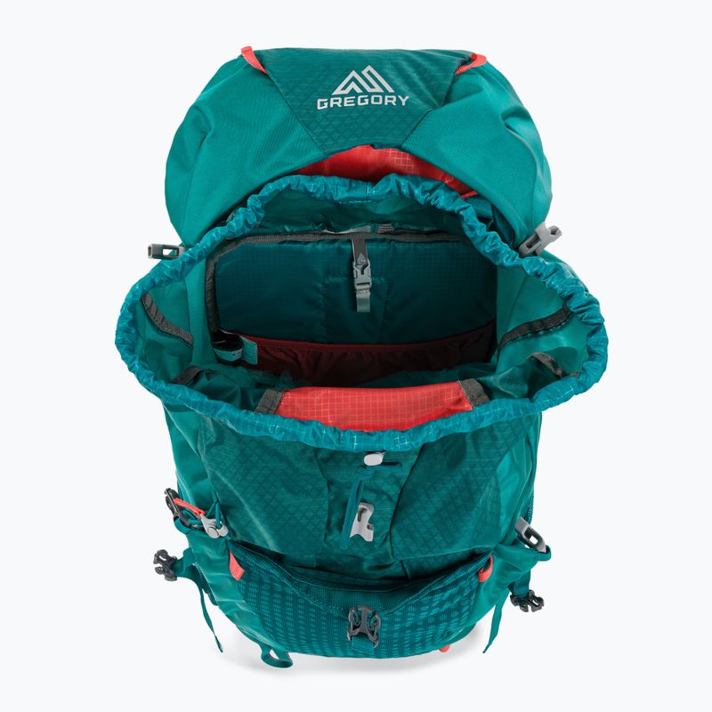 Zaino da trekking Gregory Icarus 40 l verde capri per bambini 5