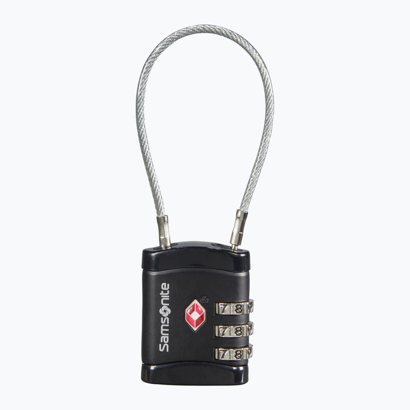 Samsonite Cablelock 3 Quadranti Tsa lucchetto nero