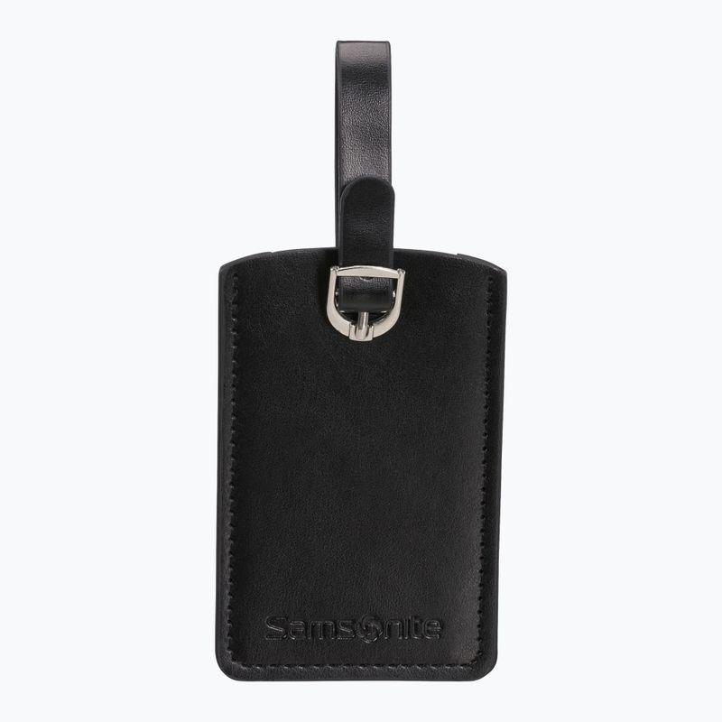 Samsonite Etichetta per bagagli rettangolare X2 nero
