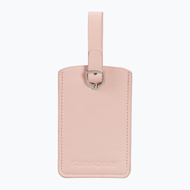 Samsonite Etichetta per bagagli rettangolare X2 rosa pallido