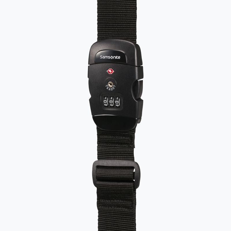 Samsonite Cinghia per bagagli/Tsa Lock nero
