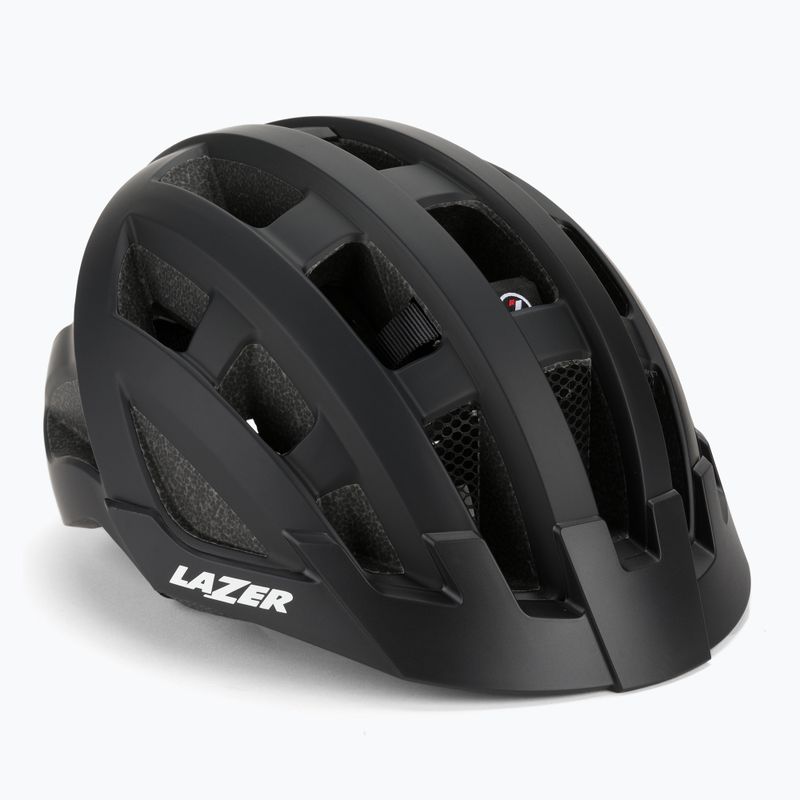 Casco da bicicletta Lazer Comp DLX nero opaco