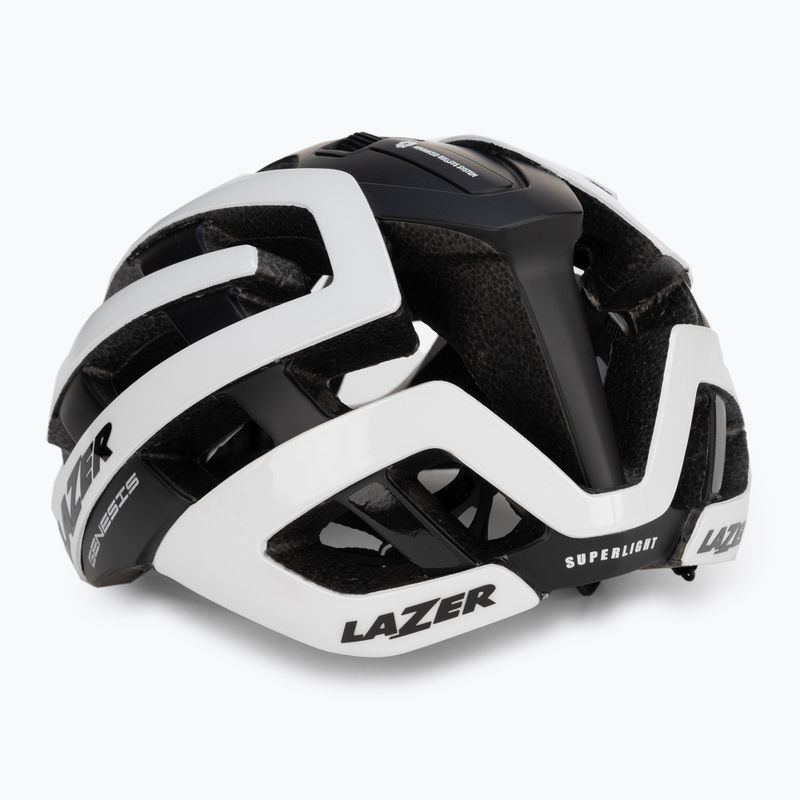 Casco da bici Lazer Genesis bianco/nero 4