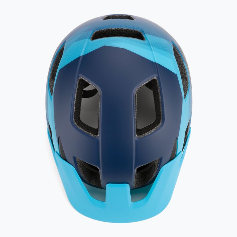 Casco da bicicletta Lazer Chiru in acciaio blu opaco 5