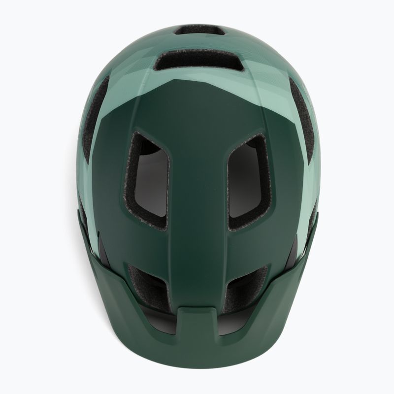 Casco da bicicletta Lazer Chiru scuro/verde opaco 6